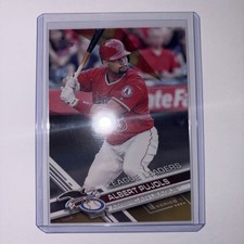 2017 Topps - League Leaders Albert Pujols #322 Gold /2017