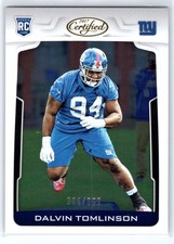 Dalvin Tomlinson 2017 Certified Rookie! 908/999!