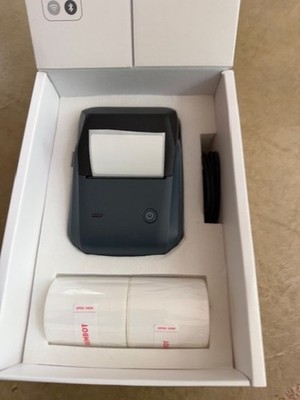 NIIMBOT B1 Smart Bluetooth Label Printer with 3 Rolls Label Paper NIB