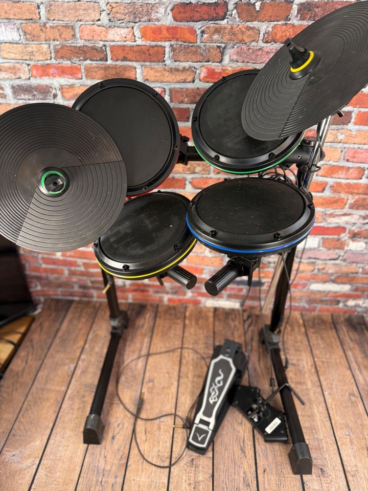 Xbox 360 ION IED07 Drum Rocker SE Wired Lot Rock Band Controller | eBay