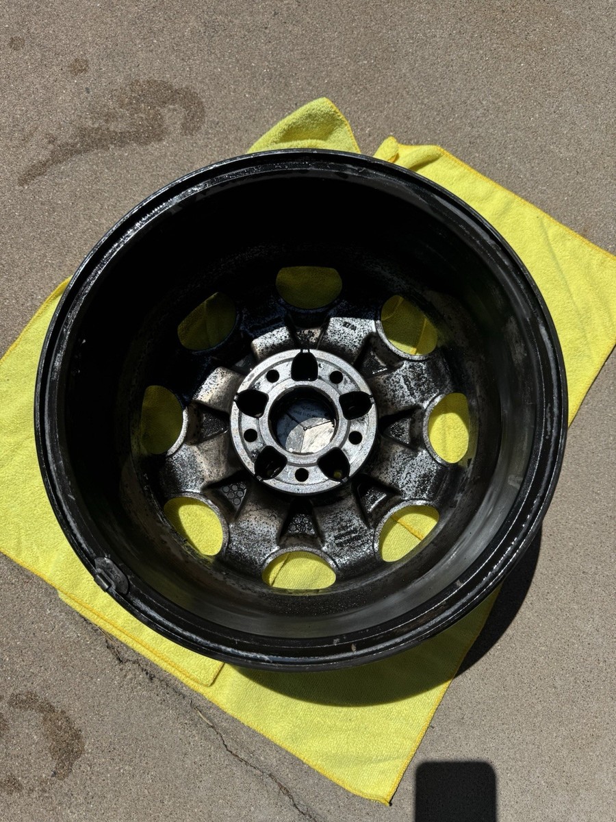 OEM Mercedes 15x6.5 ET44 Chrome 8-Hole Wheels Set W124 W201 W126