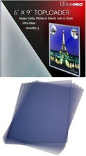 5 Ultra Pro 6x9 Toploaders New Photo Sports Card Collectible Storage Rigid PVC