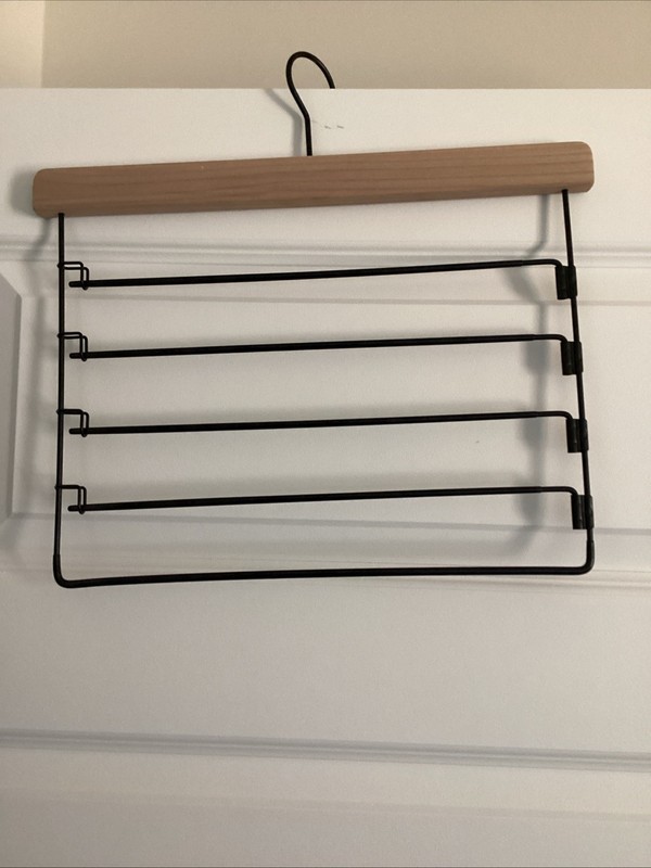 Brightroom™: Multicolored Hardwood & Steel, Adult Clothes Hanger