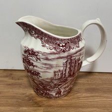 Vintage British Anchor "Olde Country Castles" Jug Pitcher 15.5cms Tall