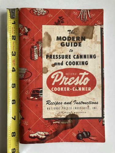Vintage 1955 Presto The Modern Guide to Pressure Cooking Book - Foto 5 di 5