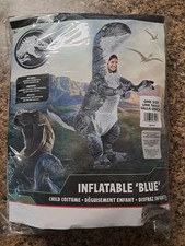 Jurassic World Inflatable Dinosaur Kid Costumes, Set Of 3, 2 "Blue" And 1 T-Rex