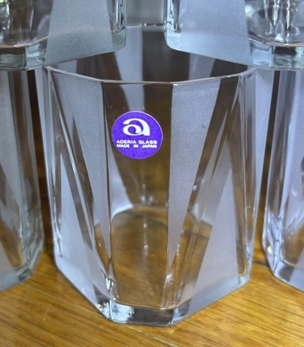 Aderia Glass Whiskey Rocks Glasses - Thumbnail 4