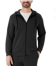 Member's Mark Men's Everyday Active Full Zip Hoodie NWT Black Size XL