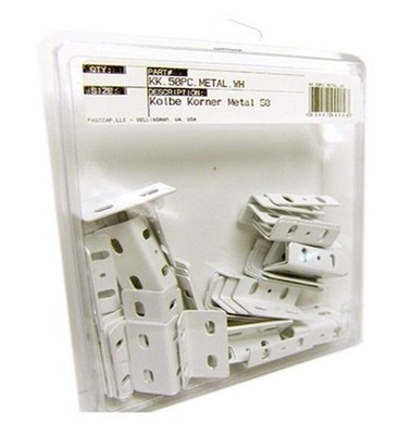 Metal Kolbe Korner -50 Pack White - KK.50PC.METAL.WH
