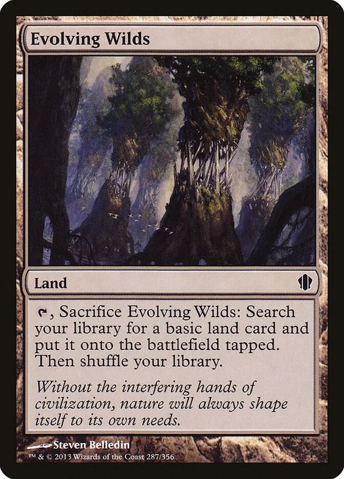 Evolving Wilds 287 Common Commander 2013 Magic: The Gathering Near Mint
