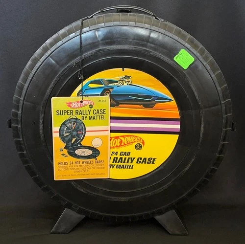 NICE Vintage Mattel Hot Wheels 1968 Redline 24 Car Rally Case w/ORIGINAL TAG!!
