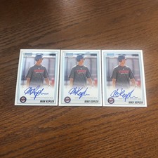 max kepler 2011 Bowman Chrome Prospects Autograph Lot Of 3 1st Bowman Rookie
