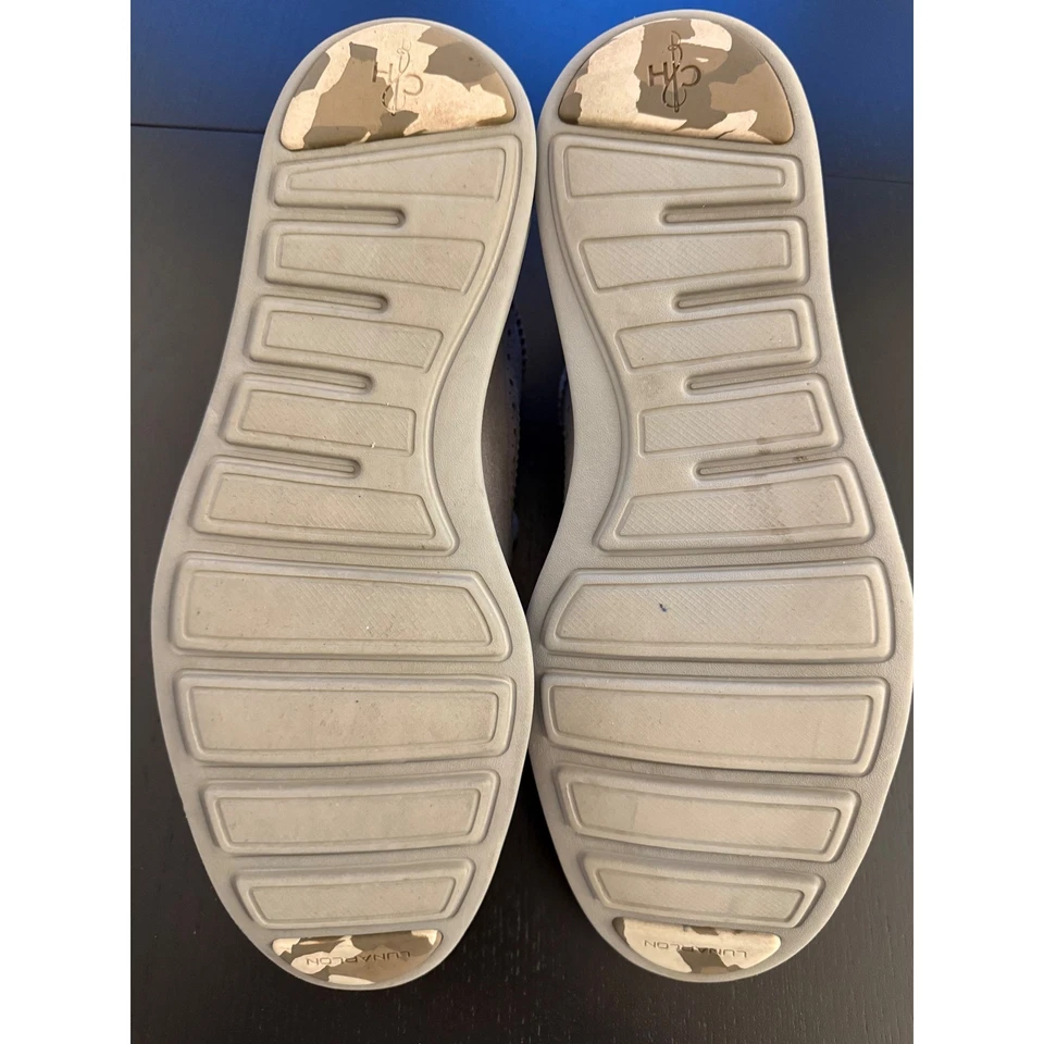 Cole Haan LunarGrand Ala Larga Oxford Para Hombre 9M Gris Gamuza Brogue Cómodo Informal Foto 4 de 4