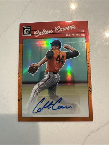 Colton Cowser [Orange] #1990-CC 2023 Panini Donruss Optic Retro 1990 Signatures card
