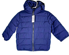 NWT The Children's Place Blue Full Zip Hooded Winter Jacket Size 18-24 Months