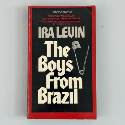 The Boys From Brazil Ira Levin 1978 First Printing Thriller Dell Paperback
