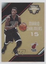 2015-16 Panini Totally Certified Mirror Gold 10/10 Mario Chalmers #23 h8k