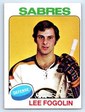 1975-76 Topps #306 Lee Fogolin RC Buffalo Sabres