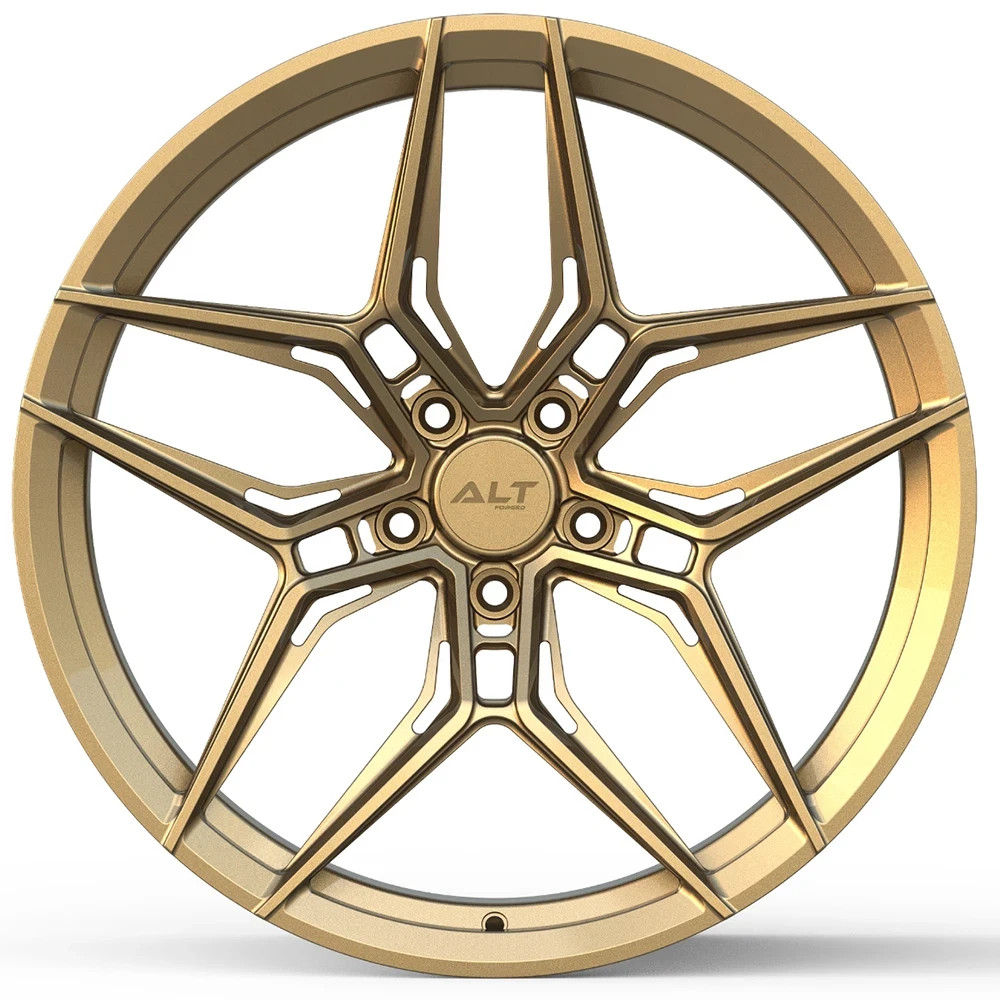20"/20" ALT-18 Forged Gloss Bronze Monoblock Wheels for Audi R8 Gen 1