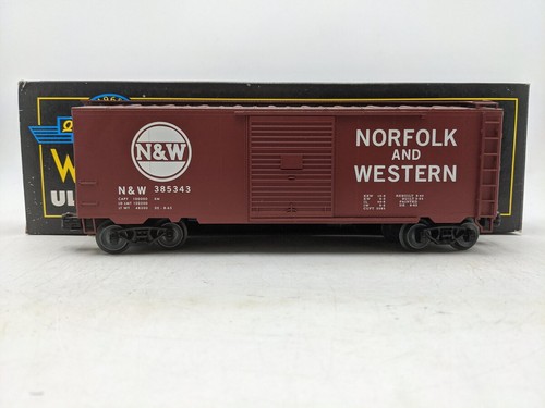 Vagón de carga Weaver U2137L calibre O Norfolk & Western PS-1 40' #385343 (3 rieles) EX/caja | Condition: Used