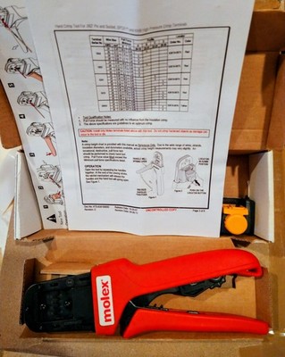 Molex Hand Crimper Crimp 638190800 22AWG-30AWG 