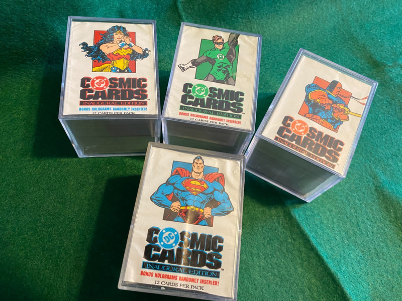 1991 Impel DC Comics Cosmic Trading Cards COMPLETE Base Set 1–180 High Grade