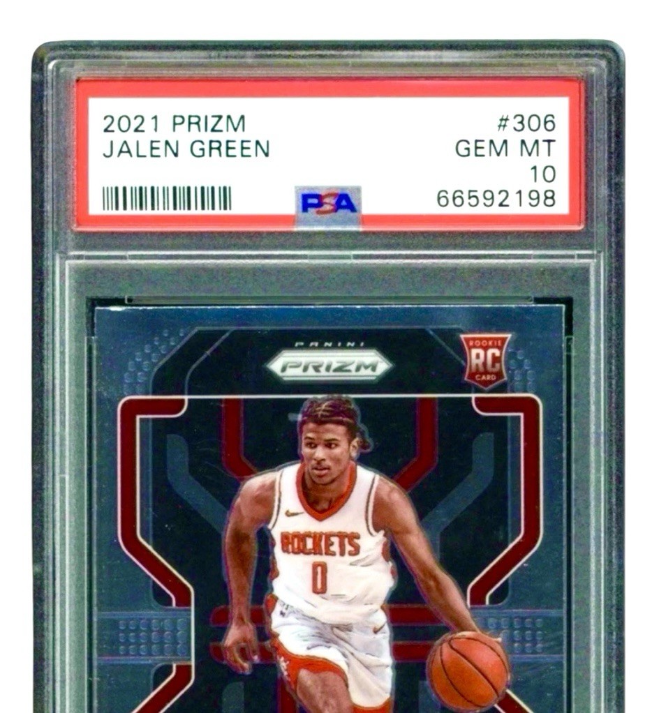 Jalen Green PSA 10 2021 Panini Prizm NBA #306 RC Rookie Gem Mint 10 Low Pop