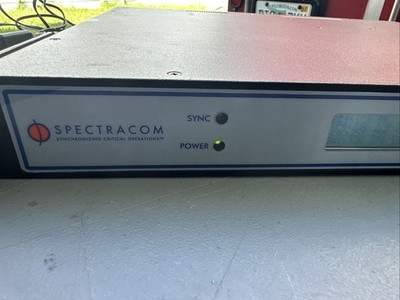 SPECTRACOM NETCLOCK GPS 9383 OPTIONS 5,8 . | eBay