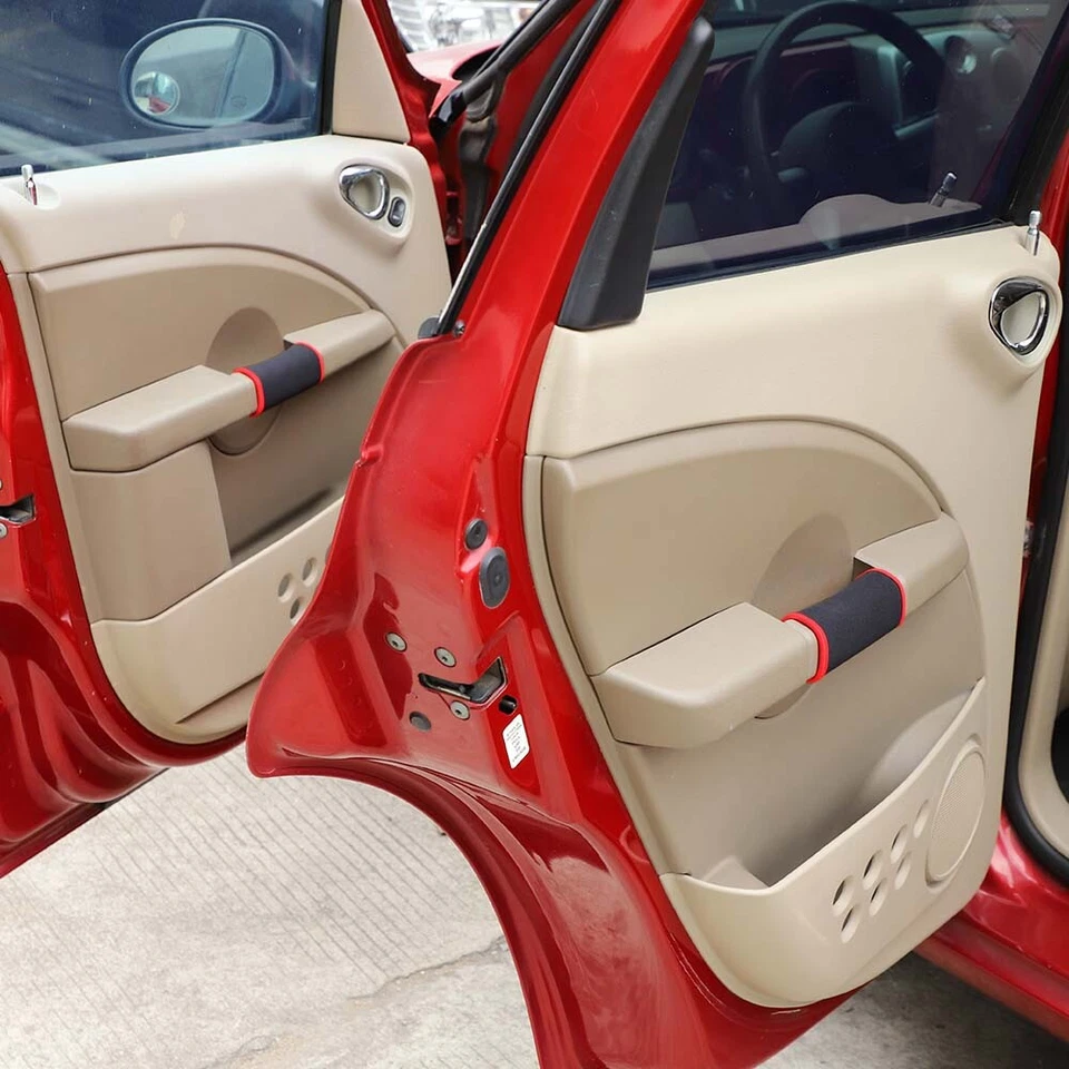 4Pc Side Door Handle Grab Protector Cover Trim Pad for Chrysler PT Cruiser 2005+ - Изображение 2 из 4