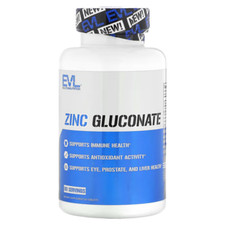 EVL Evlution Nutrition - Zinc Gluconate - 60 ...