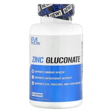 EVL Evlution Nutrition - Zinc Gluconate - 60 Tablets