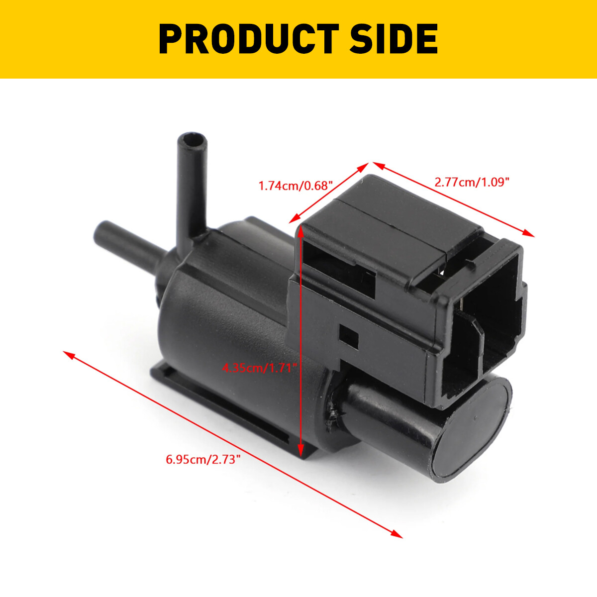 thumbnail: HZTWFC Zwarte VSV EGR-vacuümschakelaar Purge Magneetventiel K5T49090 K5T49091 Compatibel Voor Mazda Protege 626 RX-8
