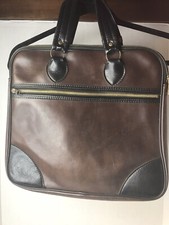 Vintage Travelight Leather Tote, Laptop, Ipad.