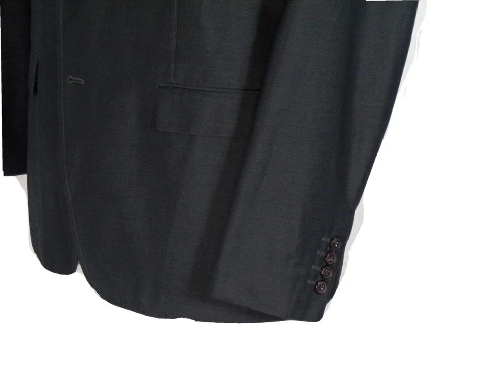 Blazer AMERICAN RAG Para Hombres Body Builders Traje Chaqueta Carbón Calce Ajustado 2 Botones XL Foto 3 de 4