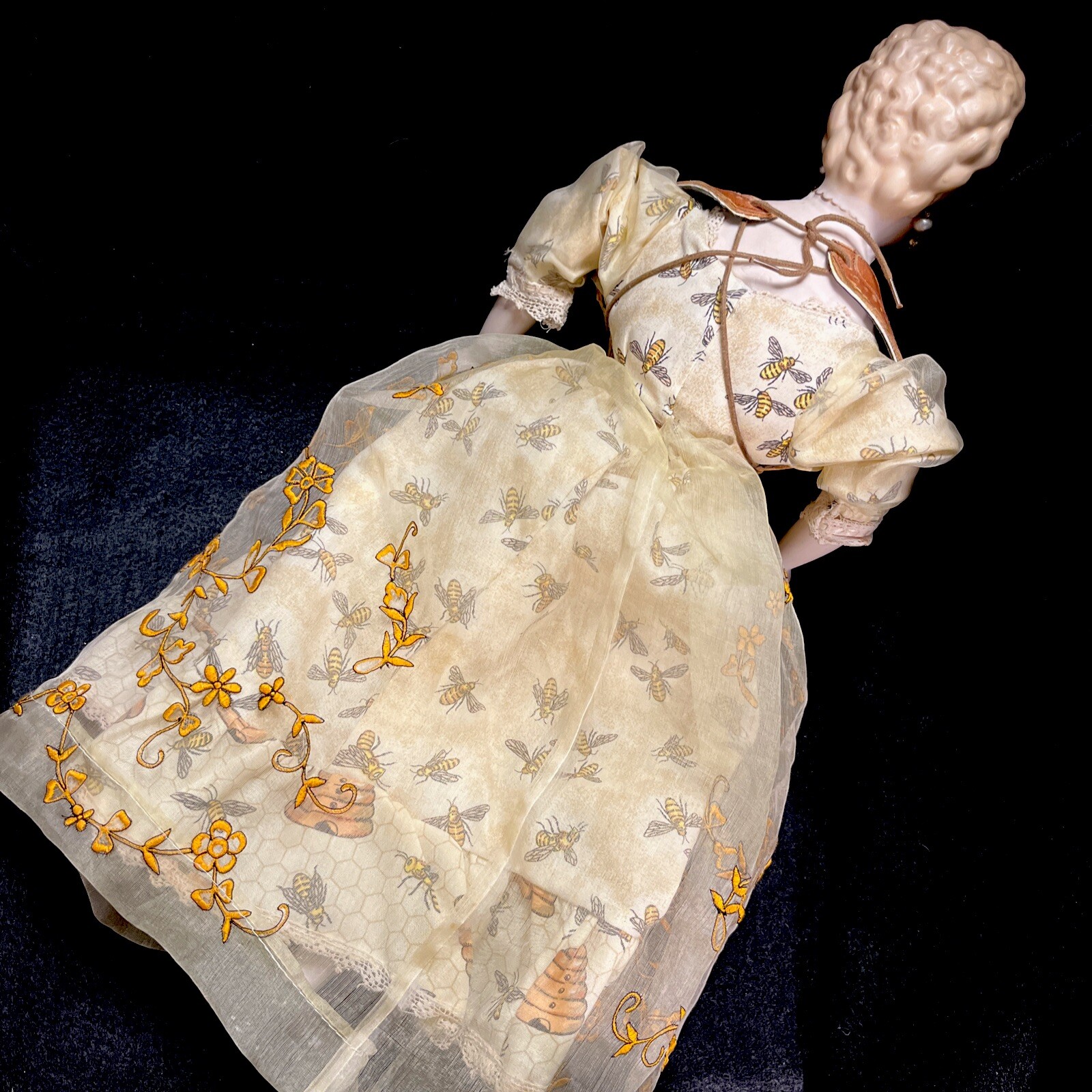 22” Unique Antique China Head Doll With Full Outfit Louise Davis eBay