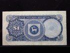 Malaysia 1 Ringgit ND 1976-1981 P13 i0150 Gabenur Bank Negara Currency Money — photo 3