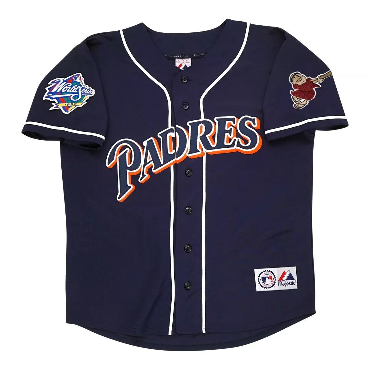 Tony Gwynn San Diego Padres 1998 World Series Alt Navy Blue Jersey