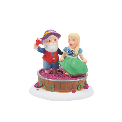 Department 56 North Pole Village Accessories Grape Stomping Figurine 1.81 Inch