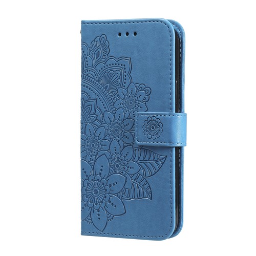 Case for iPhone 12 11 Pro Max Flower Pattern PU Leather Flip Wallet Stand Cover - Picture 3 of 17