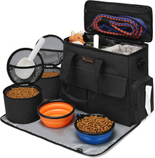 Dog Travel Bag Dog Travel Kit for a Weekend Away Set Includes Pet Travel Bag Org