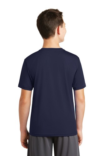 Sport-Tek YST320 Youth 100% Polyester Wicks Moisture PosiCharge Tough T-Shirt - Picture 62 of 80