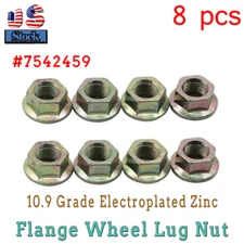 8PCS Wheel Flanged Lug Nuts For Polaris Ranger Sportsman 500 570 800 900XP RZR