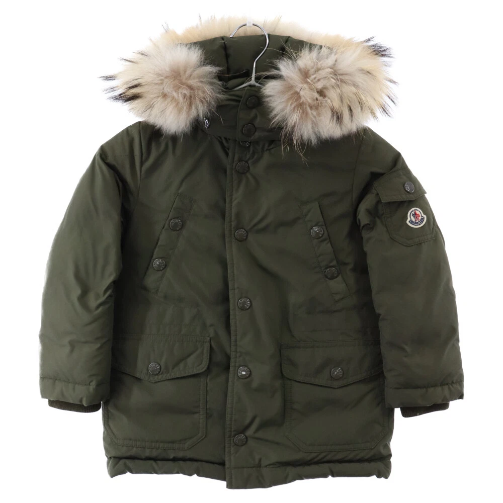 Moncler size 1 YANN C29544232225 Fur Hooded puffer Jacket Coat