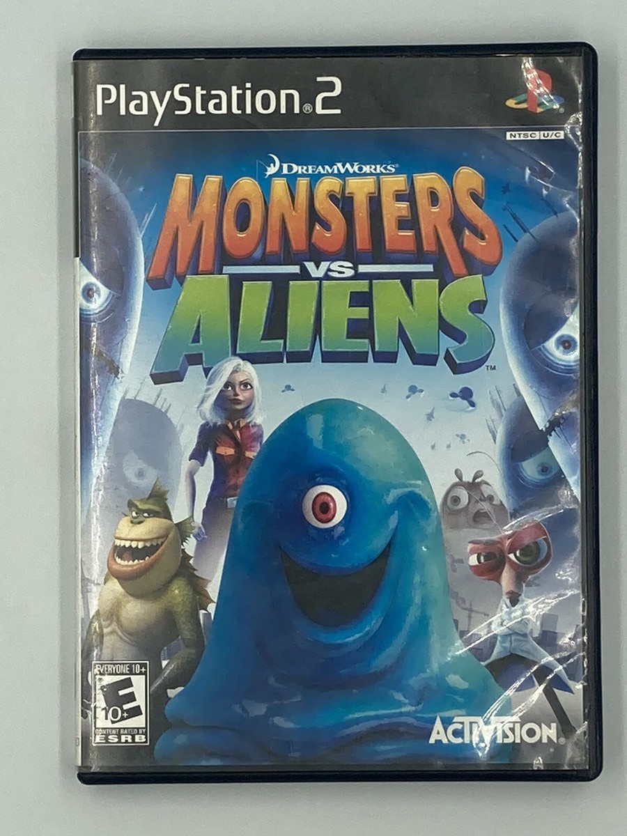 Monster Vs Aliens Sony PlayStation 2 CIB Tested And Works
