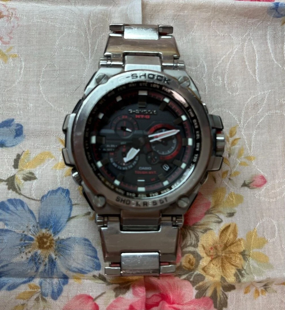 Casio G-Shock MTG-S1000D-1A4JF Watch Quartz Red Tough Solar SS TripleGresist