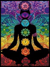 Samtbild Chakra 47 x 35 cm, zum Ausmalen