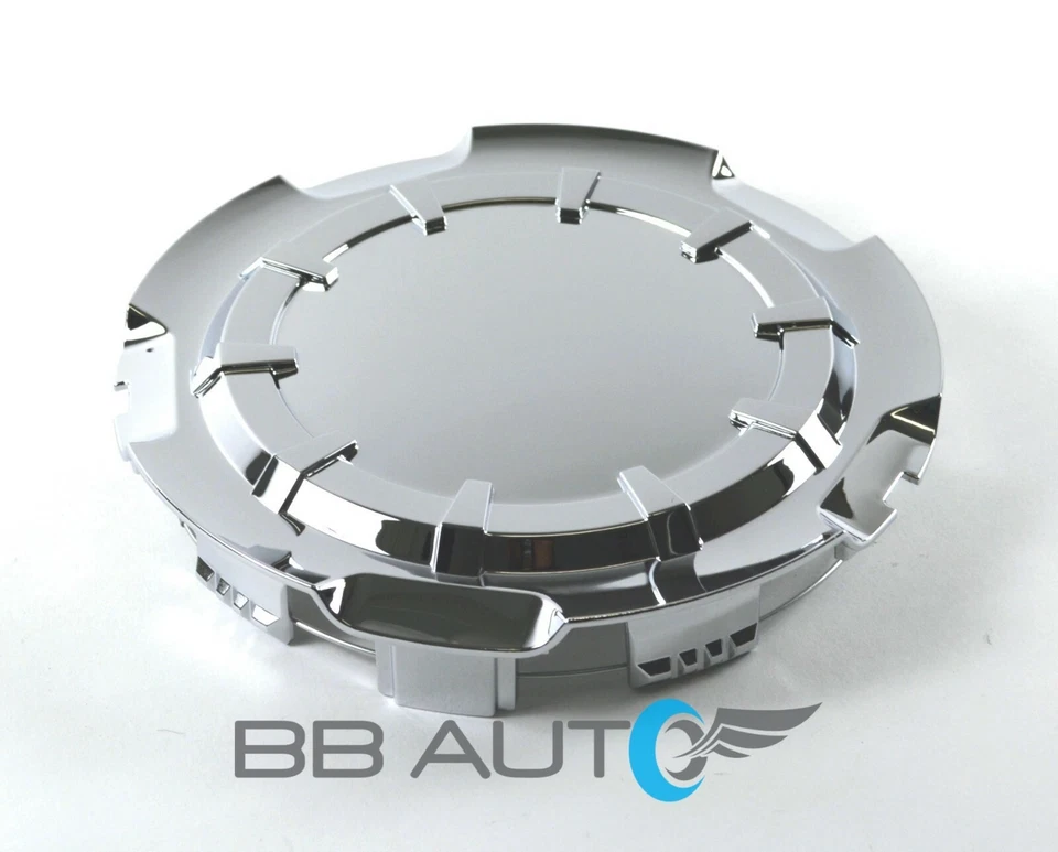NUEVO Juego de tapas centrales de rueda cromadas en blanco para CHEVY SILVERADO 1500 TAHOE SUBURBAN Foto 3 de 4