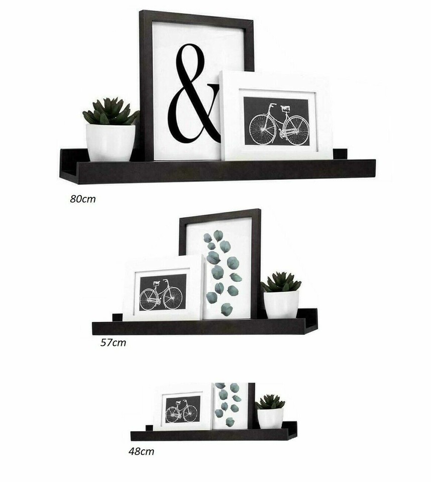 DURA FRAME DISPLAY WALL MOUNTED SHELVE SHELF RACK HOLDER SLIM FIXINGS ...