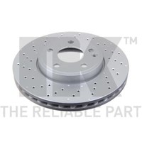 NK 2X Bremsscheibe Ø295 Mm BelüFtet Beschichtet FüR Mercedes-Benz B-Klasse W246