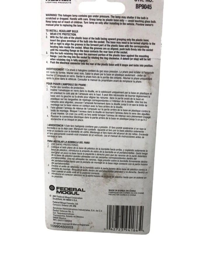 Philips H11 B1 12V 55W Visión Estándar Bombilla Única Cabezal Luz Repuesto Foto 3 de 3